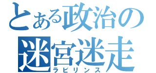 とある政治の迷宮迷走（ラビリンス）