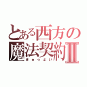 とある西方の魔法契約Ⅱ（きゅっぷい）