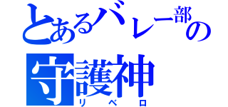 とあるバレー部の守護神（リベロ）