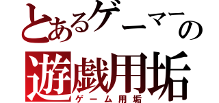 とあるゲーマーの遊戯用垢（ゲーム用垢）