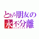 とある朋友の永不分離（インデックス）