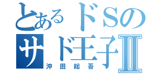 とあるドＳのサド王子Ⅱ（沖田総吾）