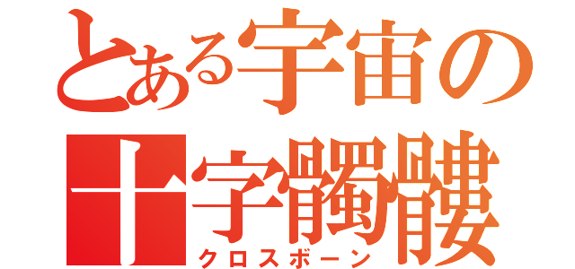 とある宇宙の十字髑髏（クロスボーン）