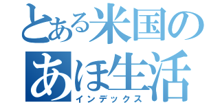 とある米国のあほ生活（インデックス）