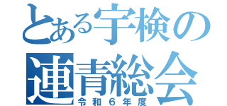 とある宇検の連青総会（令和６年度）