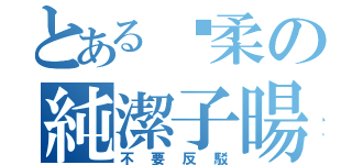 とある溫柔の純潔子暘（不要反駁）