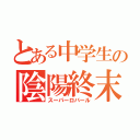 とある中学生の陰陽終末（スーパーロバール）