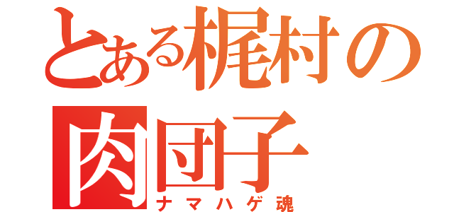 とある梶村の肉団子（ナマハゲ魂）