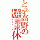 とある高野の焼蛸球体（タコボール）