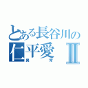 とある長谷川の仁平愛Ⅱ（異常）