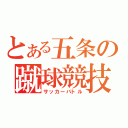 とある五条の蹴球競技（サッカーバトル）