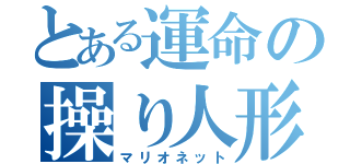 とある運命の操り人形（マリオネット）