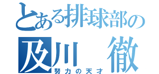 とある排球部の及川 徹（努力の天才）