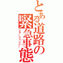 とある道路の緊急事態（エマージェンシー）