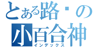 とある路过の小百合神（インデックス）