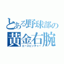 とある野球部の黄金右腕（エースピッチャー）