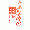 とある学校の羽球（バドミントン）