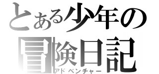 とある少年の冒険日記（アドベンチャー）