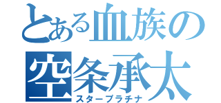 とある血族の空条承太郎（スタープラチナ）