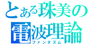 とある珠美の電波理論（ファンタズム）