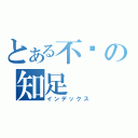 とある不懂の知足（インデックス）