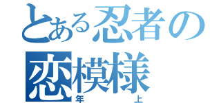 とある忍者の恋模様（年上）