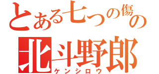 とある七つの傷の北斗野郎（ケンシロウ）