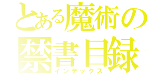 とある魔術の禁書目録（インデックス）