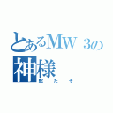 とあるＭＷ３の神様（蛇たそ）