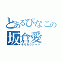 とあるぴなこの坂倉愛（ホモセクシャル）