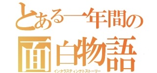 とある一年間の面白物語（インタラスティングトストーリー）