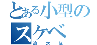 とある小型のスケベ（追求隊）