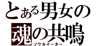 とある男女の魂の共鳴（ソウルイーター）