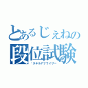 とあるじぇねの段位試験（‍スキルアナライザー）