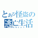 とある怪盗の逃亡生活（にちじょう）