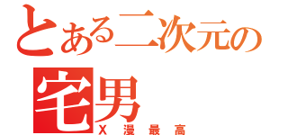 とある二次元の宅男（Ｘ漫最高）