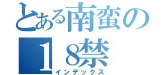 とある南蛮の１８禁（インデックス）