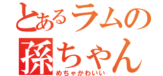 とあるラムの孫ちゃんは（めちゃかわいい）