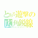 とある遊撃の広角鋭線（ラインドライブ）