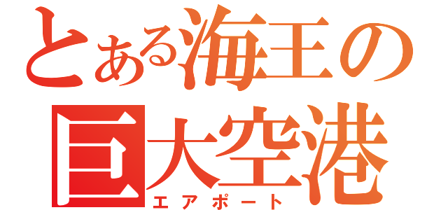 とある海王の巨大空港（エアポート）