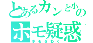 とあるカンと小西のホモ疑惑（ホモぎわく）