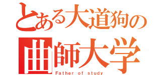 とある大道狗の曲師大学霸（Ｆａｔｈｅｒ ｏｆ ｓｔｕｄｙ）