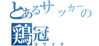 とあるサッカーの鶏冠（コウイチ）