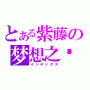 とある紫藤の梦想之宫殿（インデックス）