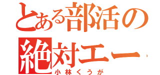 とある部活の絶対エース（小林くうが）