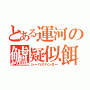 とある運河の鱸疑似餌釣（シーバスハンター）