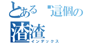 とある妳這個の渣渣（インデックス）