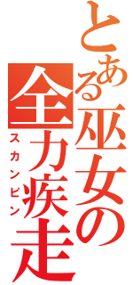 とある巫女の全力疾走（スカンピン）