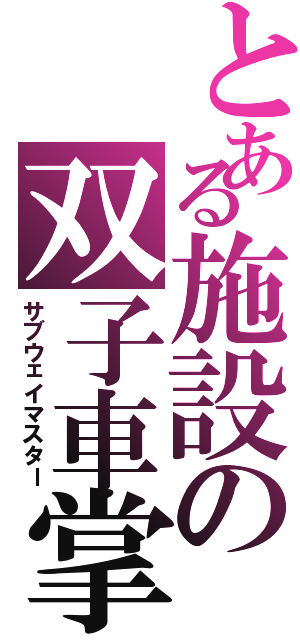 とある施設の双子車掌（サブウェイマスター）