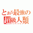 とある最強の超級人類（インデックス）